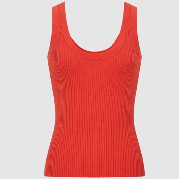 Reiss Sabrina coral double strap tank top - Picture 5 of 5